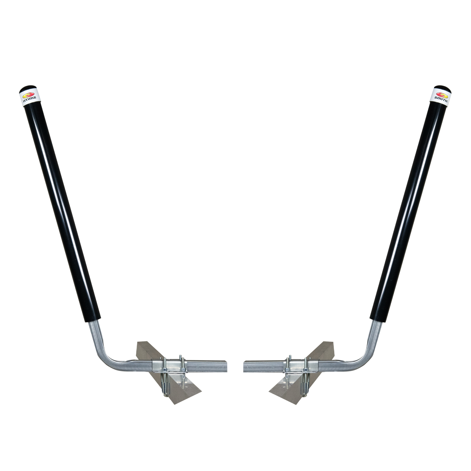 C.E. Smith Company, Black 40in. Angled PVC Post Guide-On Kit (Pair), Pieces (qty.) 2 Model# 27647